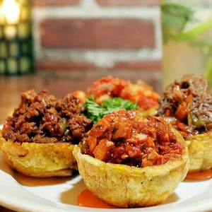 Patacones en Canasta